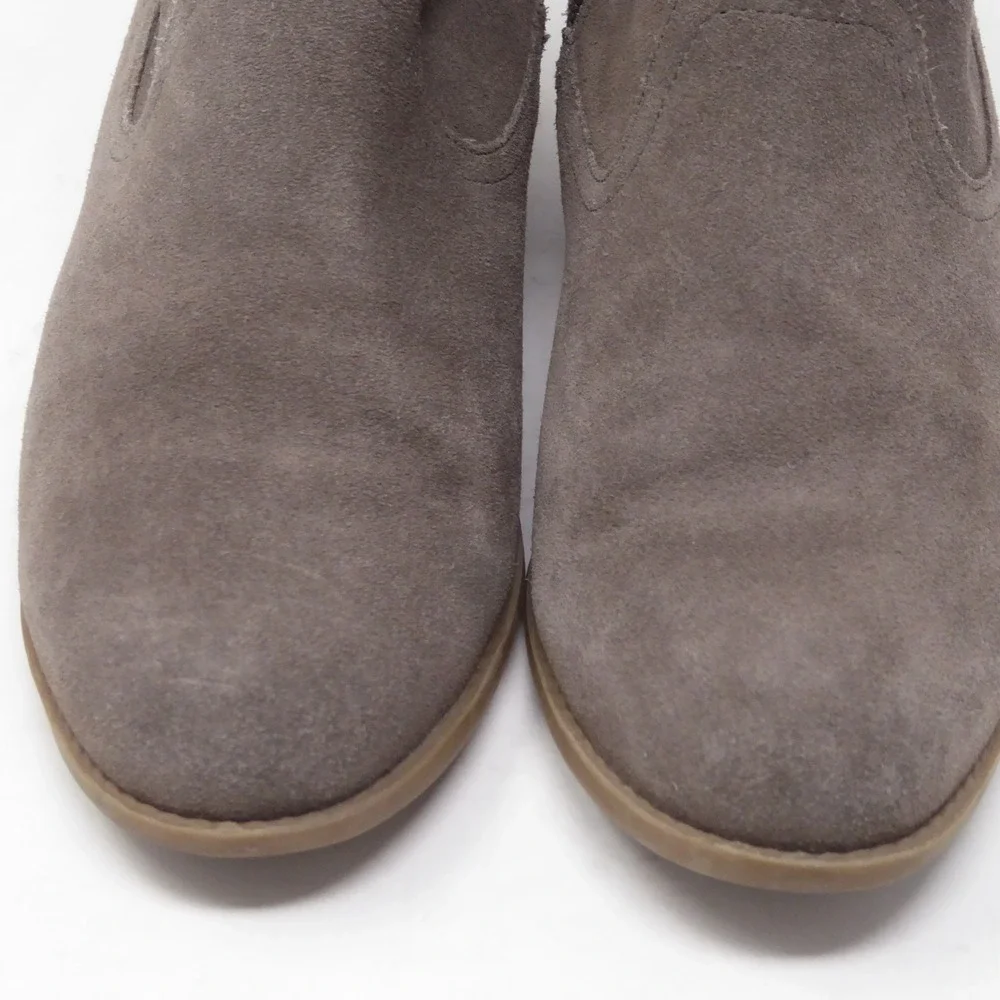 Vionic Women Ankle Boots Taupe Suede Vera Orthotic Size 7